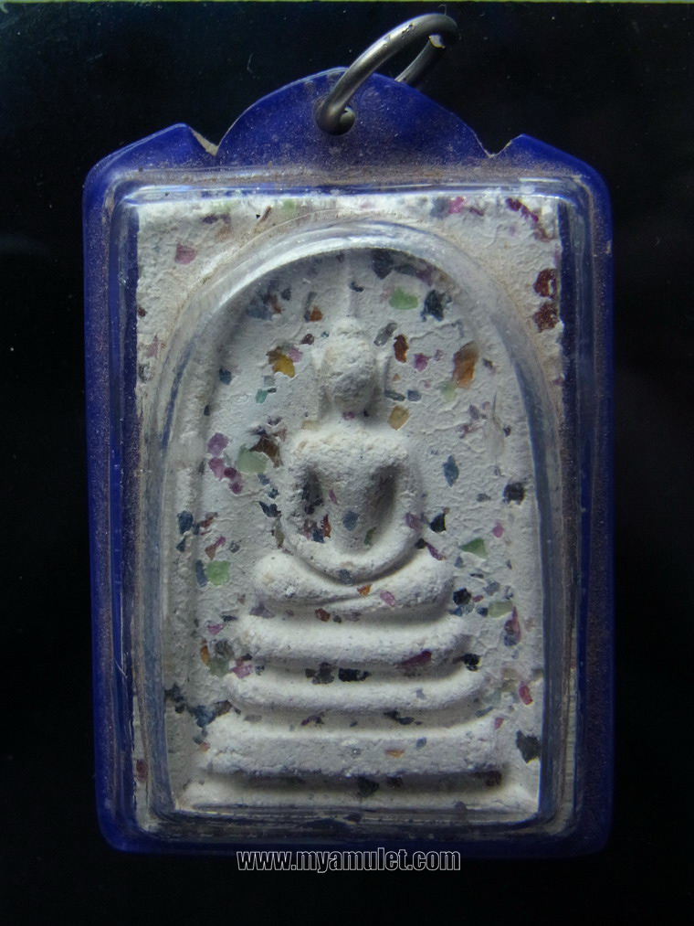 พระสมเด็จพิมพ์สองหน้า หลวงพ่อกวย โรยพลอยสี (ขายแล้ว)