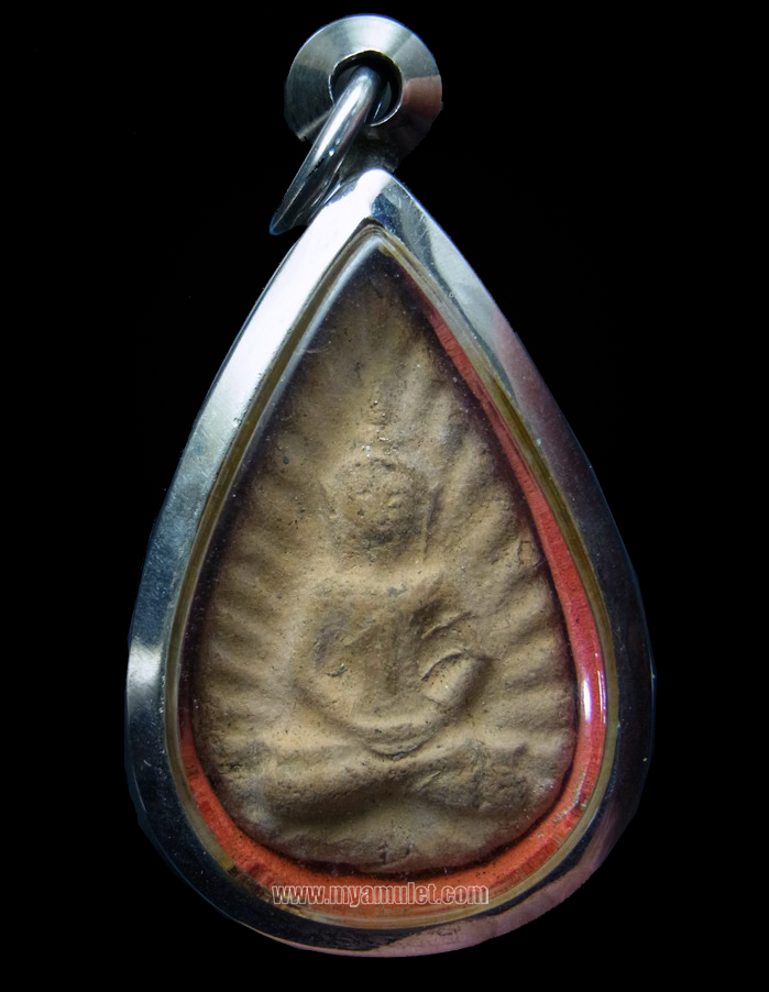 พระกลีบบัว กรุวัดลิงขบ พิมพ์ลึก