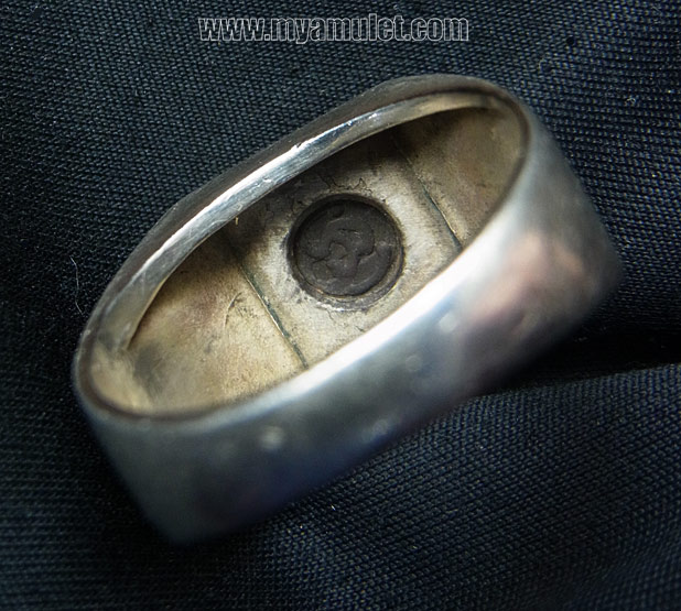 แหวนเงินติดหัวนอโม อ.ชุม ไชยคีรี วัดพระบรมธาตุ ปี 13 1