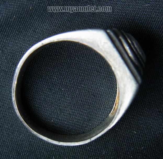 แหวนเงินติดหัวนอโม อ.ชุม ไชยคีรี วัดพระบรมธาตุ ปี 13 2