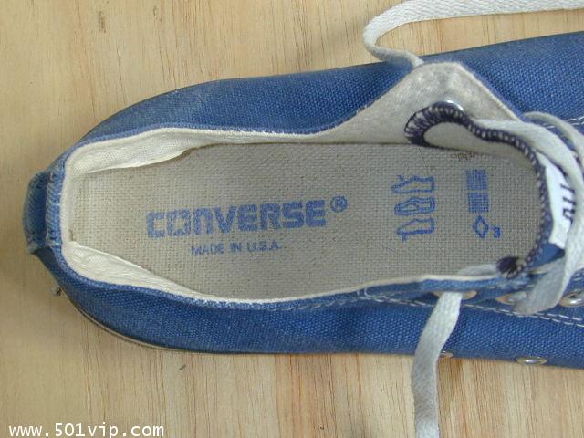 Used Converse สี น้ำเงิน made in USA เบอร 11 6