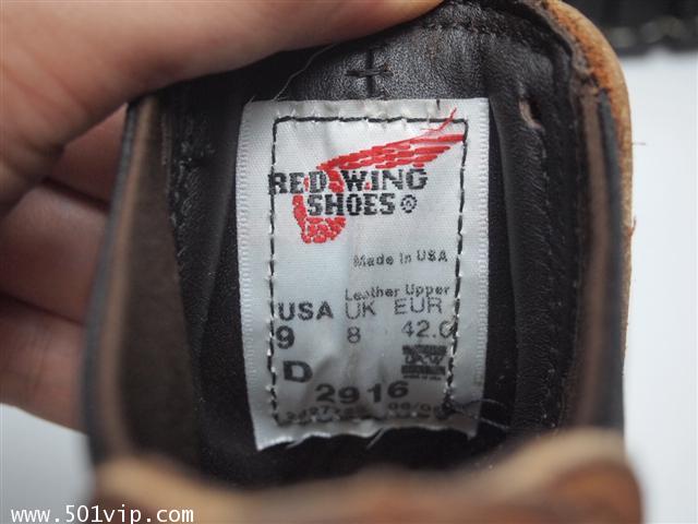 New Red Wing รุ่น 2916 made in USA ไซส์ 9 D 7