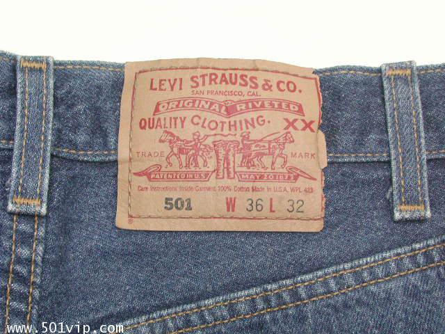 Used levi 501 USA ปี 2002 เอว 39 ยาว 29 .5 3