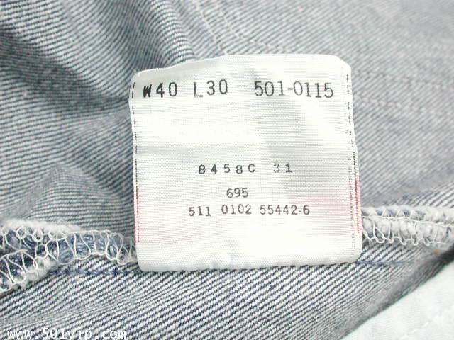 Used levi 501 USA ปี 2002 เอว 39 ยาว 29 .5 8