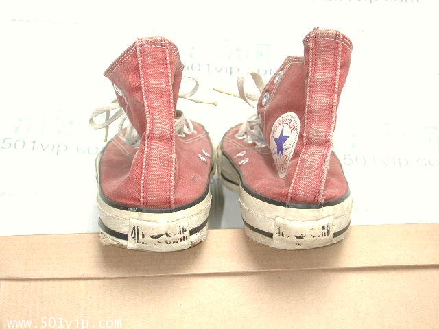Used Converse สี แดง made in USA ปี 1990 เบอร 9 4