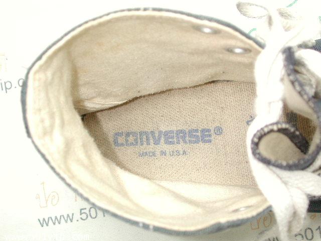 เหมือนใหม่ Converse สี น้ำเงิน made in USA ปี 1990 เบอร 8 5
