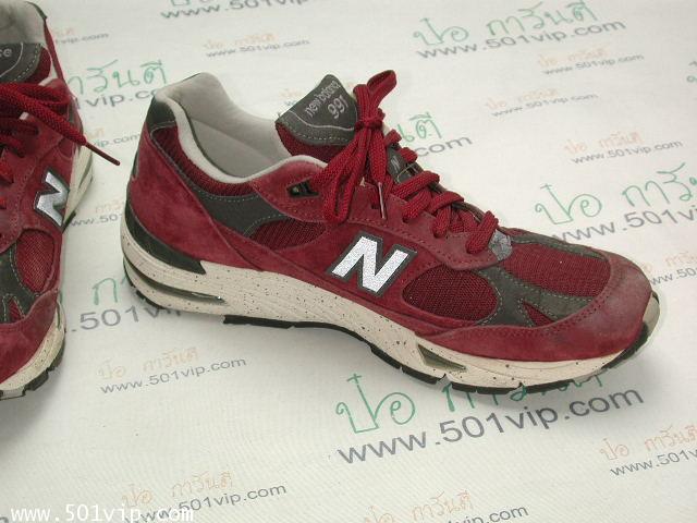Used New balance 991 สี เลือดหมู made in USA ปี 2000 เบอร 10 2