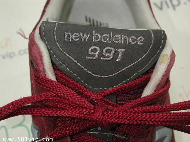 Used New balance 991 สี เลือดหมู made in USA ปี 2000 เบอร 10 5