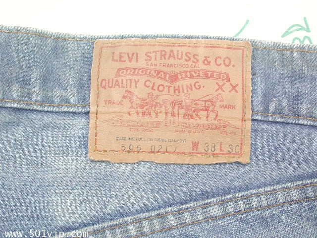 Used levi 505 แซกดำ USA ปี 1979 เอว 38 ยาว 29 .5 3
