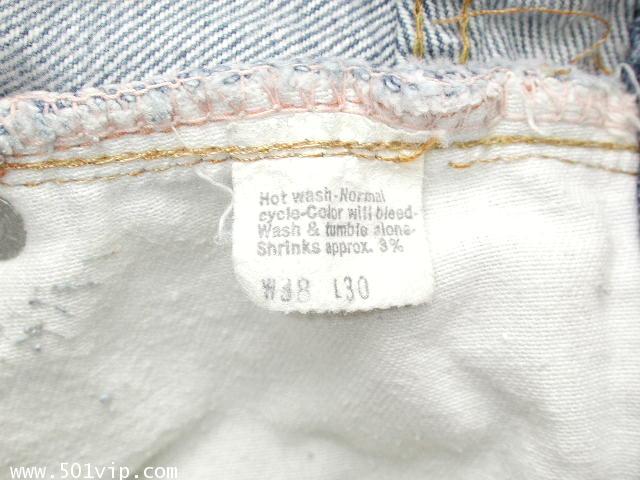 Used levi 505 แซกดำ USA ปี 1979 เอว 38 ยาว 29 .5 7