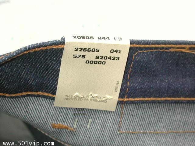 New levi 505 ป้ายส้ม USA ปี 1998 W 44 L 30 จะหดเอว 44 ยาว 30 11