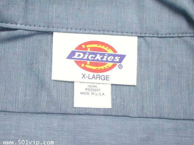 New shirt Chambray Dickies แขนสั้น USA ปี 1980 ไซส XL 3