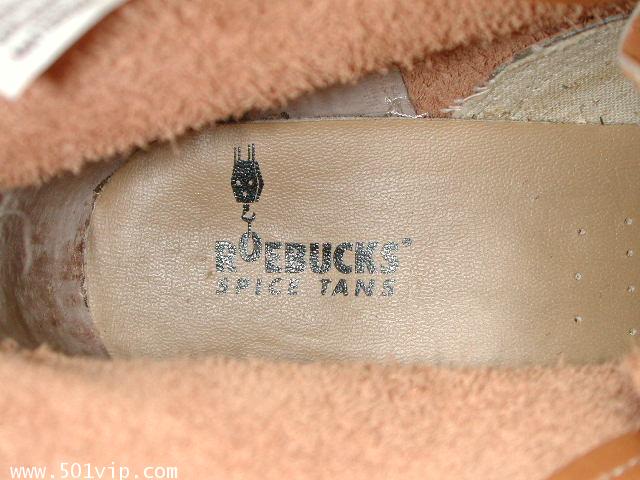 New Roebucks Spice tan boot หนัง made in China ปี 2000 size 8 .5 5