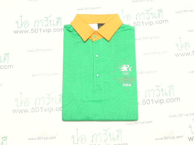 New เสื้อยืด โปโล ลีวาย ป้ายส้ม Olypic 1984  ผลิตปี 1984 ไซส XS 7