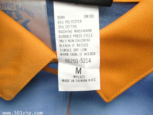 New เสื้อยืด โปโล ผู้หญิง ลีวาย ป้ายส้ม Olypic 1984 ผลิตปี 1984 ไซส M ญ 6