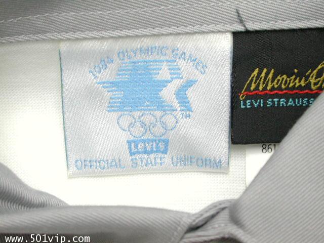 New เสื้อยืด โปโล ลีวาย ป้ายขาว Olypic 1984 ผลิตปี 1984 ไซส M 4