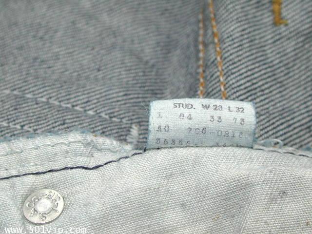 New levi 706 0216 student USA ปี 1984 เอว 28 ยาว 32 7