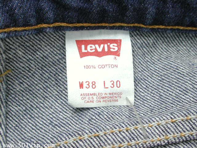New levi 505 0215 ป้ายส้ม mexico ปี 1992 เอว 37 ยาว 30 6