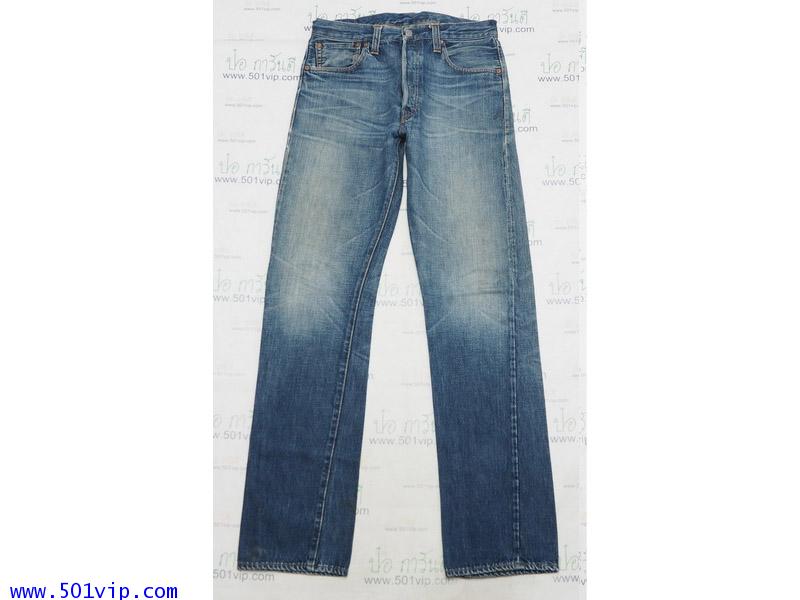 Used levi ย้อนยุครุ่นปี 1947 BIG E ฟอก ปี 2004 เอว 32 .5 ยาว 33 .5