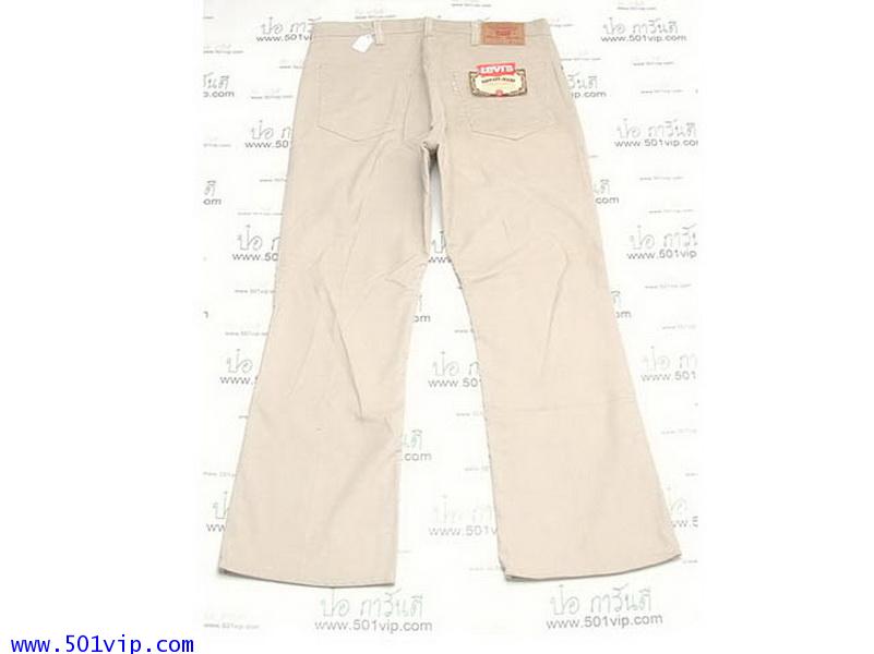 New ลีวาย 517 ลูกฟูก สีครีม USA ปี 1981 เอว 37 ยาว 31