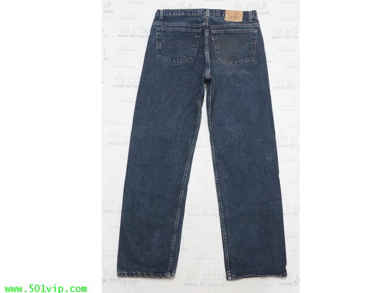 Used ลีวาย 501 ยีน สีดำ ฟอก USA ปี 1992  เอว 37 ยาว 31 .5 1