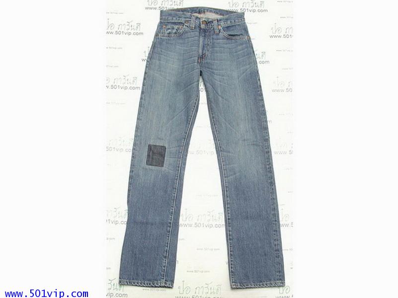 Used ย้อนยุครุ่นปี 1967 505 big E Patchwork USA ปี 2000 เอว 28 ยาว 32