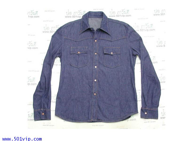 Used shirt ลีวาย ยีนส์ made in Taiwai ปี 1976 ไซส XL