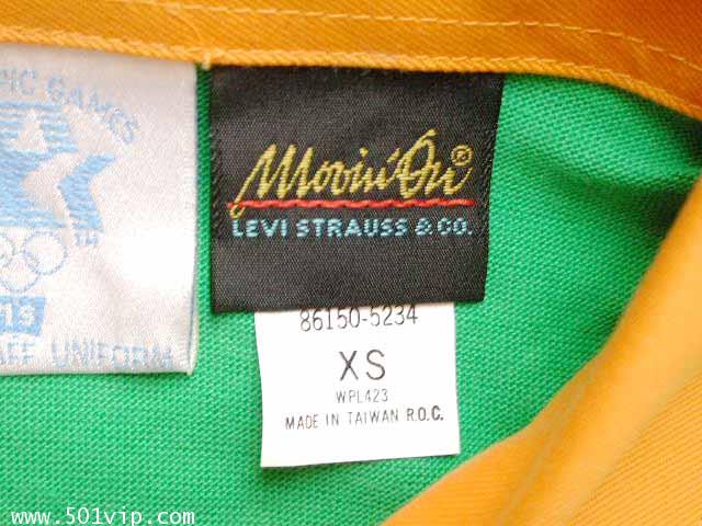 New เสื้อยืด โปโล ลีวาย ป้ายส้ม Olypic 1984  ผลิตปี 1984 ไซส XS 5