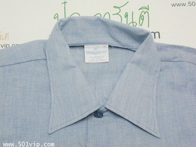 New shirt Seafarer ผ้าบาง chambray USA ปี 1989 ไซส M 2