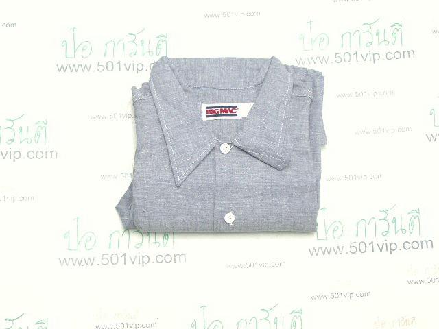 New shirt Chambray BIG MAC แขนสั้น ปี 1980 ไซส 17 .5 หรือ XL 7