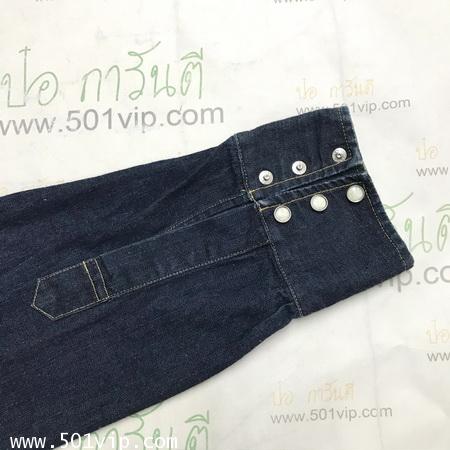 เหมือนใหม่ shirt ลีวายย้อนยุคปี 1950 big E กระเป๋า ฟันเลื่อย USA  ปี 2010 ไซส XL 7