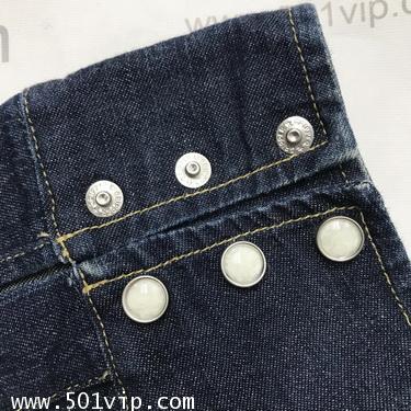 เหมือนใหม่ shirt ลีวายย้อนยุคปี 1950 big E กระเป๋า ฟันเลื่อย USA  ปี 2010 ไซส XL 8