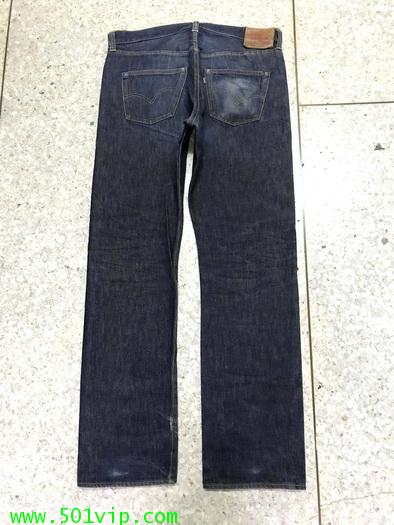 Used levi ย้อนยุครุ่นปี 1947 BIG E 501 XX USA ปี 2008 เอว 37 ยาว 34 1