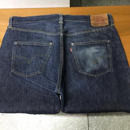 Used levi ย้อนยุครุ่นปี 1947 BIG E 501 XX USA ปี 2008 เอว 37 ยาว 34 2