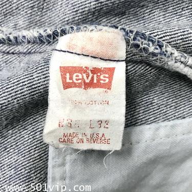 Used ลีวายส์ 501 made in USA ปี 1992 เอว 37 ยาว 32 7