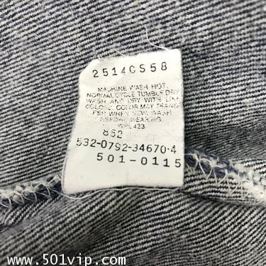 Used ลีวายส์ 501 made in USA ปี 1992 เอว 37 ยาว 32 8