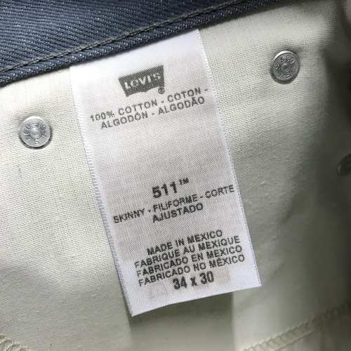 511 Slim เทา เอว 34 ยาว 30 4