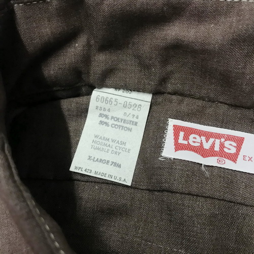 Levi's แชมเบ้ สีน้ำตาล ไซส XL 2