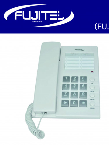 เครื่องโทรศัพท์ โทรศัพท์บ้าน FT408  สีขาว