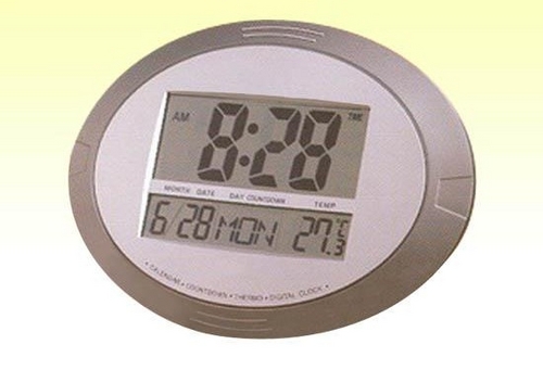 CK848 นาฬิกาปลุก ปฏิทิน200ปี แสดงอุณหภูมิได้ นับเวลาถอดหลังได้