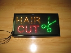 ป้ายไฟ ป้าย LED ป้ายแอลอีดี ป้าย HAIR CUT