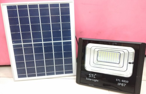 สปอร์ตไลท์LED 150W พลังงานแสงอาทิตย์ solarcell  แสงขาว รับประกัน1ปี