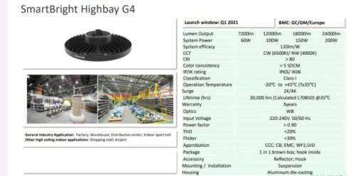 โคมไฮเบย์ ฟิลิปส์ 150วัตต์ PHILIPS แสงขาว 1