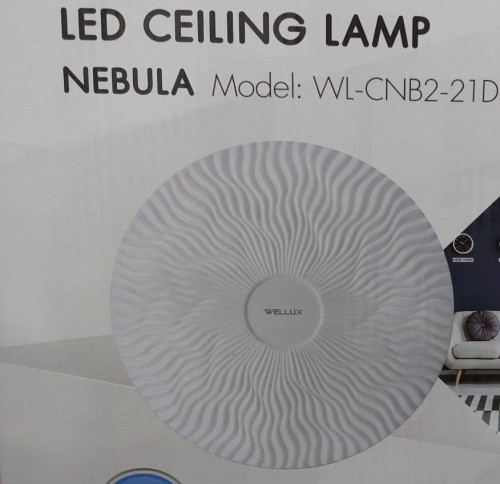 โคมเพดาน อคริลิค 21วัตต์ รุ่นCN-B2  แสงขาว  พร้อมหลอด รับประกัน1ปี Wellux