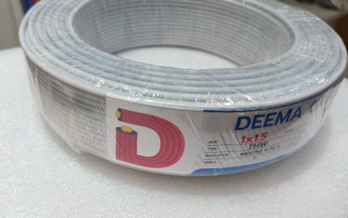 THW 1.5 mm สีขาว Dema  100M 087-692-9911