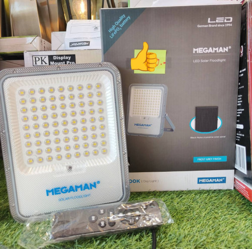 LED Flood light Solarcell 100W  ฟลัดไลท์ โซล่าเซล เมกกาแมน