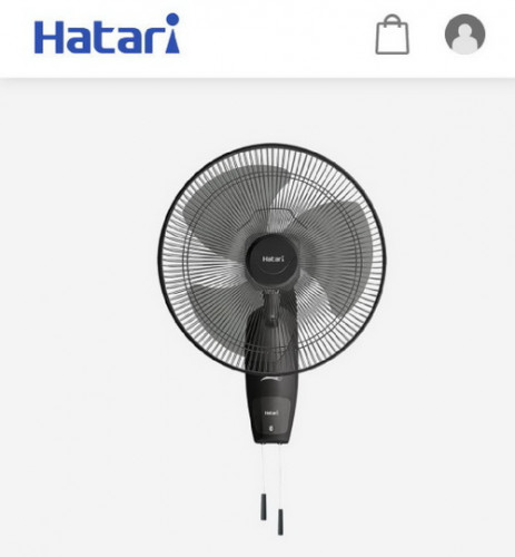พัดลมติดผนัง 18นิ้ว ฮาตาริ เชือกดึง HT-W18M4  Hatari