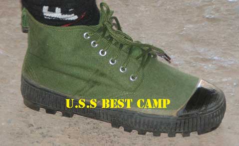 รองเท้าเดินป่าจีนแดง,รองเท้าจีนแดง,สีเขียว 6