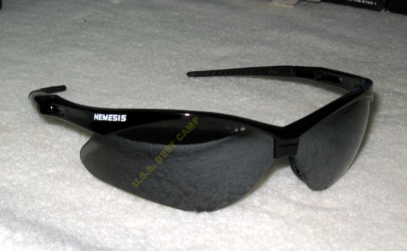 แว่นตาเซฟตี้ , แว่นตากันสะเก็ด , แว่นตา NEMISIS-19806 Safety Glasses, Black Frame,  Smoke Lens 5