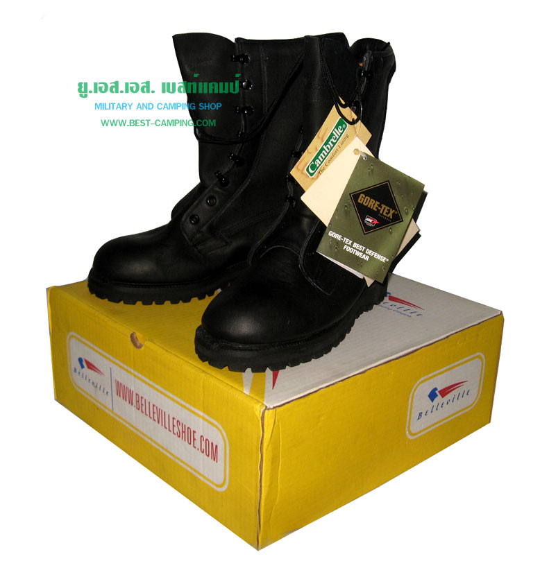 BELLEVILLE Goretex ICW Black Leather Boots